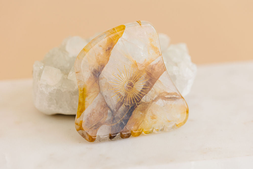 Sanctuary Citrine Gua Sha Stone