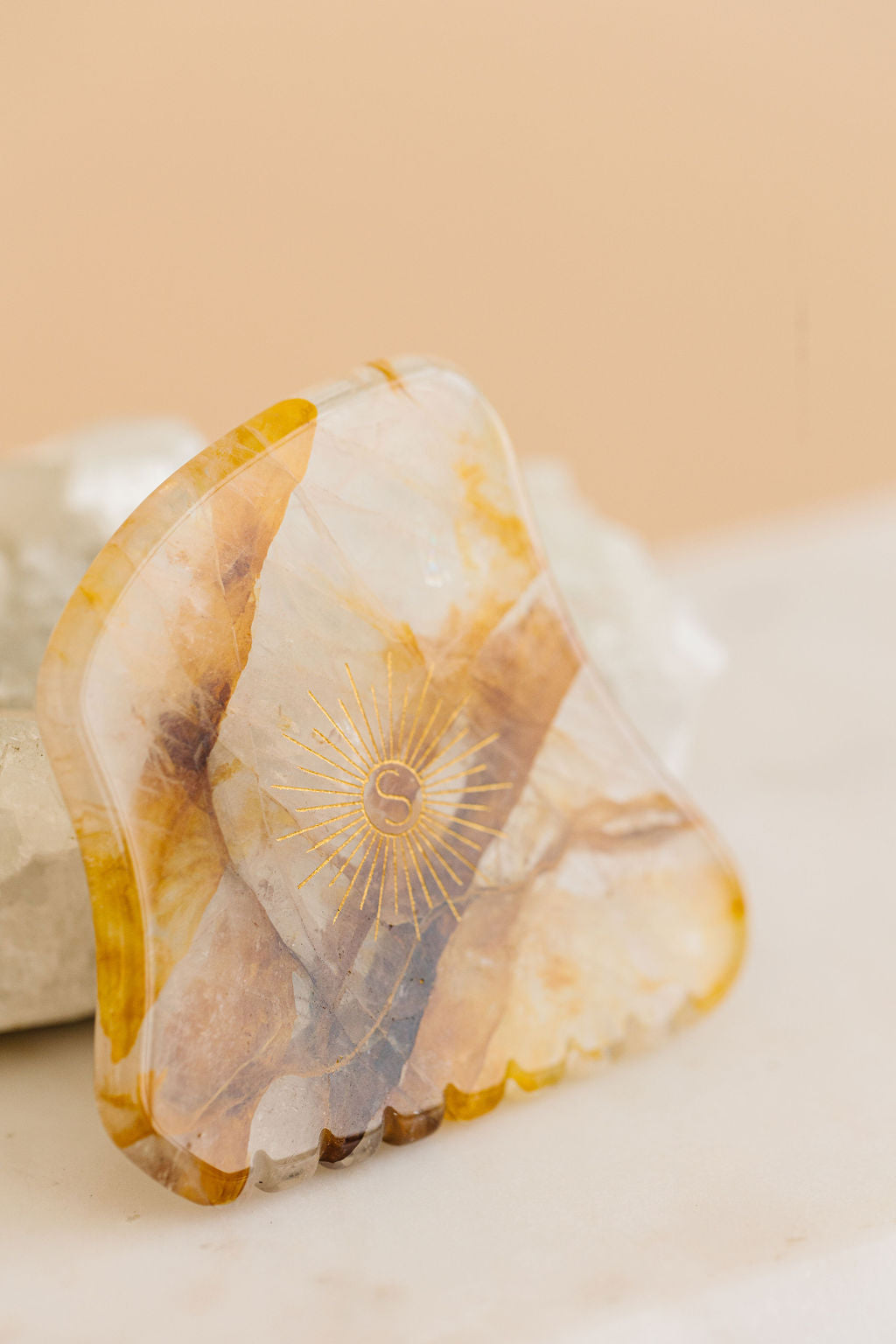 Sanctuary Citrine Gua Sha Stone